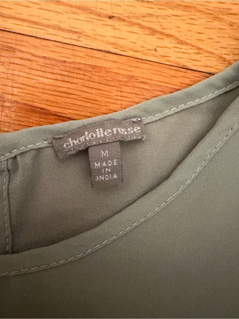 Sage Cold Shoulder Ruffle Blouse - Picture 3 of 6